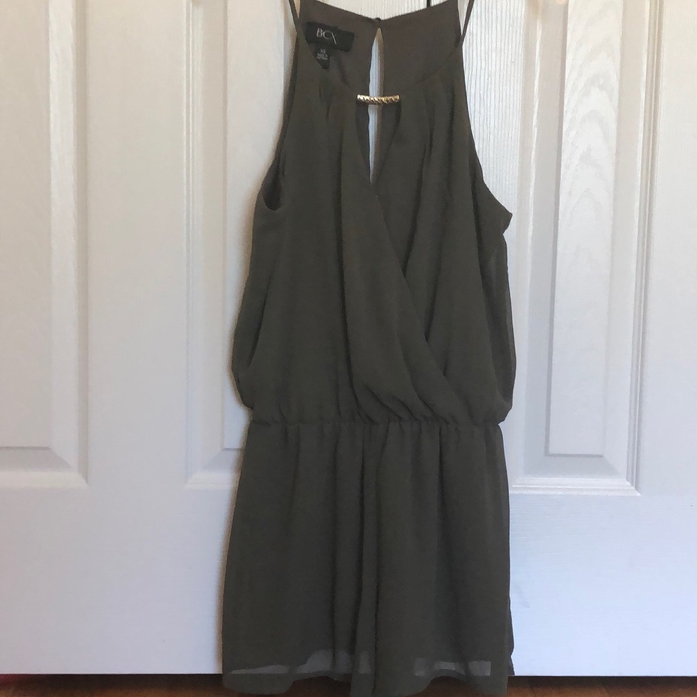 Olive green romper